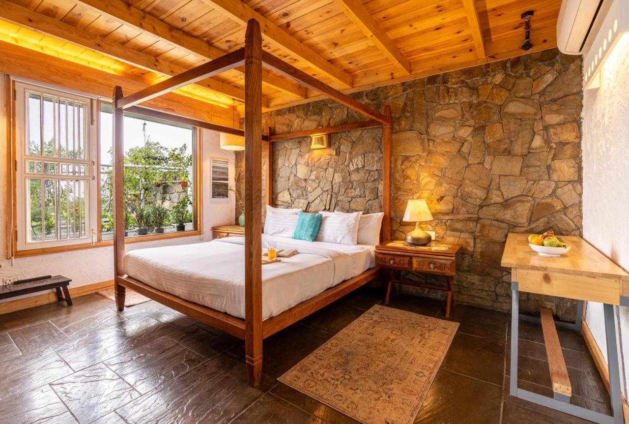 Saffronstays Hydrangea Hill, Mukteshwar Kāthgodām Dış mekan fotoğraf